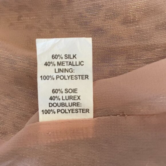 NWT Ramy Brook NY Silk Printed Norah Sleeveless V-Neck Top in Blush, Size: XXS - Picture 11 of 12